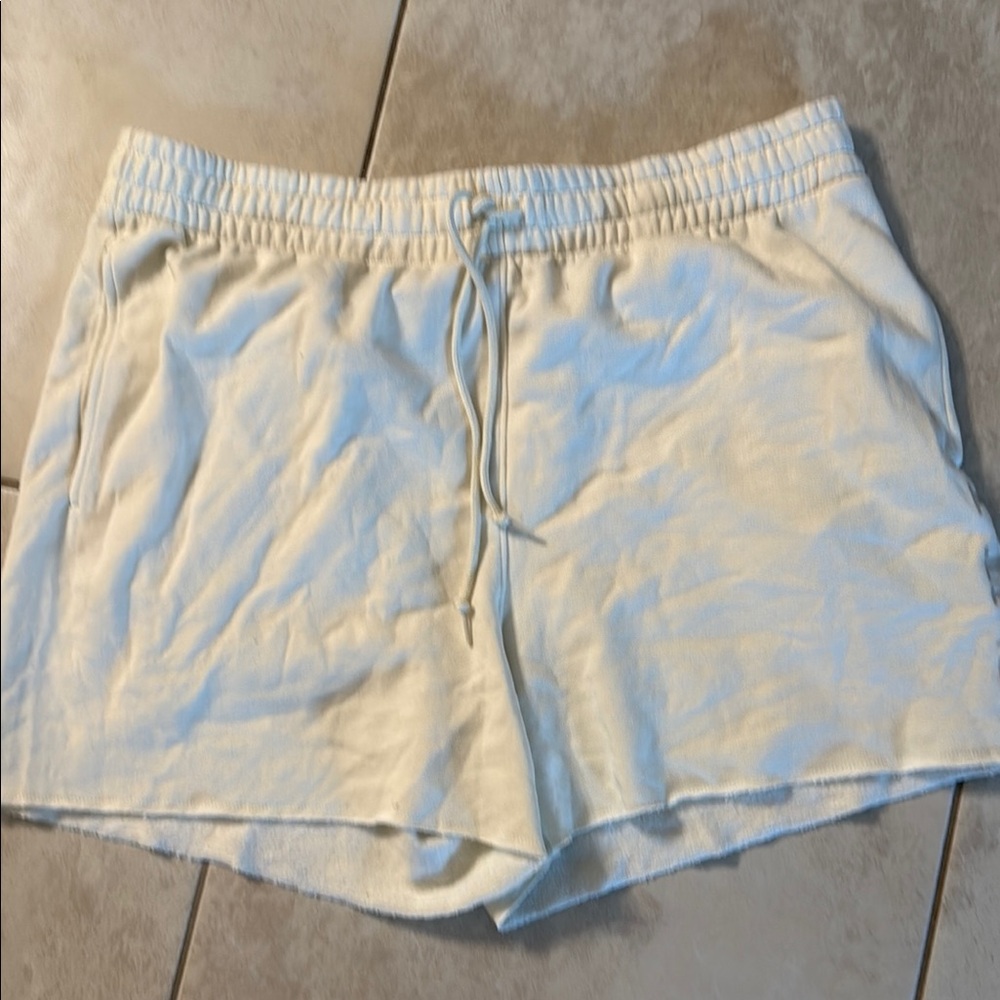 Women's Cream Shorts